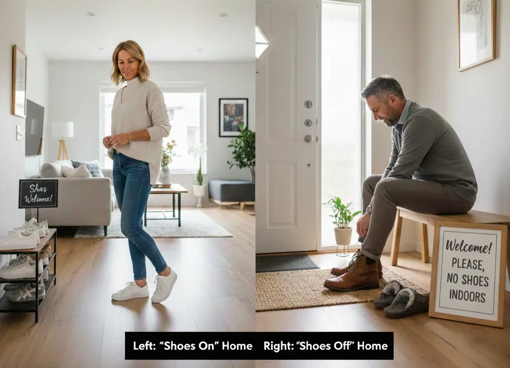 Shoes On or Shoes Off The Art and Science of Indoor Footwear