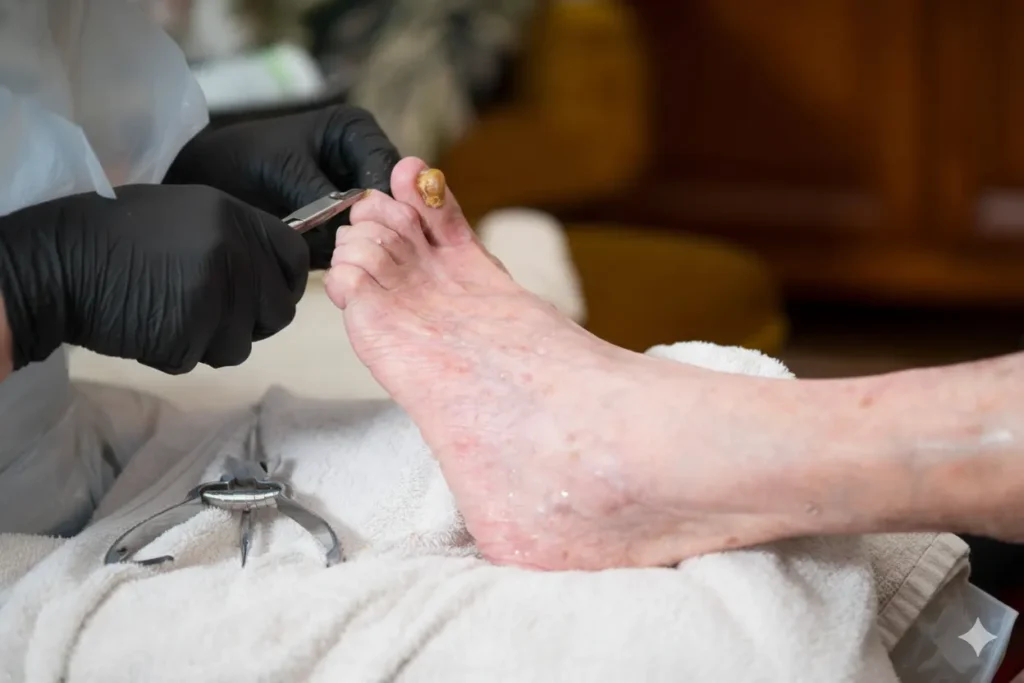 Thick Toenails in Seniors: 7 Common Reasons + What a Foot Care Nurse Can Safely Do